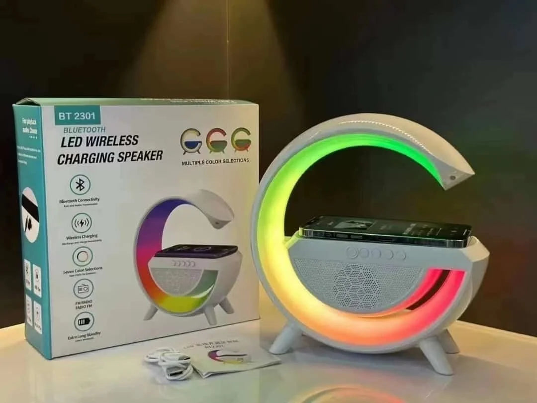 Egonex Kablosuz, Usb Bağlantılı, Ekstra Uzun Pil Ömürlü, 7 Renk Seçenekli Ambiyans Işığı,telefon Şarj Standı Bt2301
