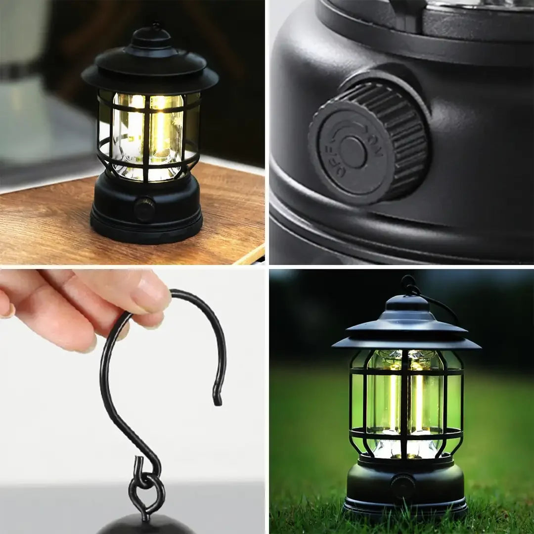 Bluetooth Hoparlör Özellikli Dimerli Led Kamp Lambası Hs66
