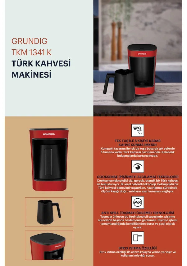 Grundıg Tradisia Tkm 1343 T Türk Kahvesi Makinesi