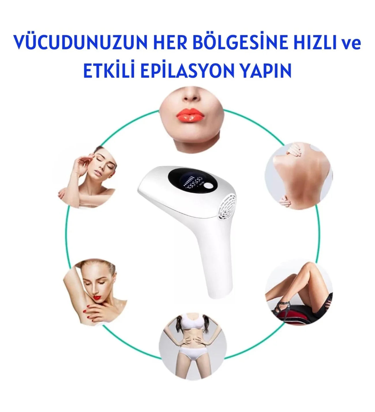 Profesyonel Lazer Epilasyon Aleti 999.999 Atım Tüy Alma Cihazı Kadın Erkek Lazer Ipl Tüm Bölge