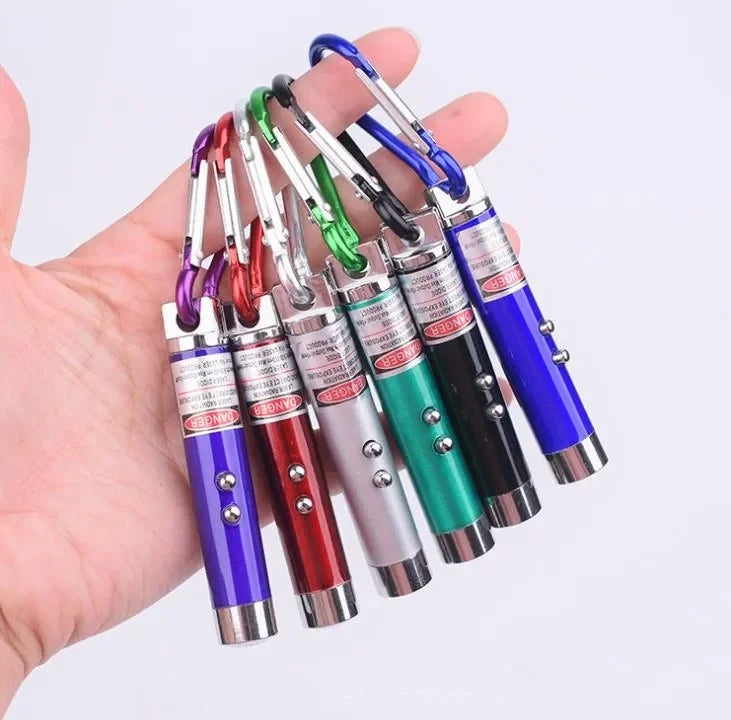 3 İn 1 Kedi Köpek Oyuncağı Lazer Pointer Işık