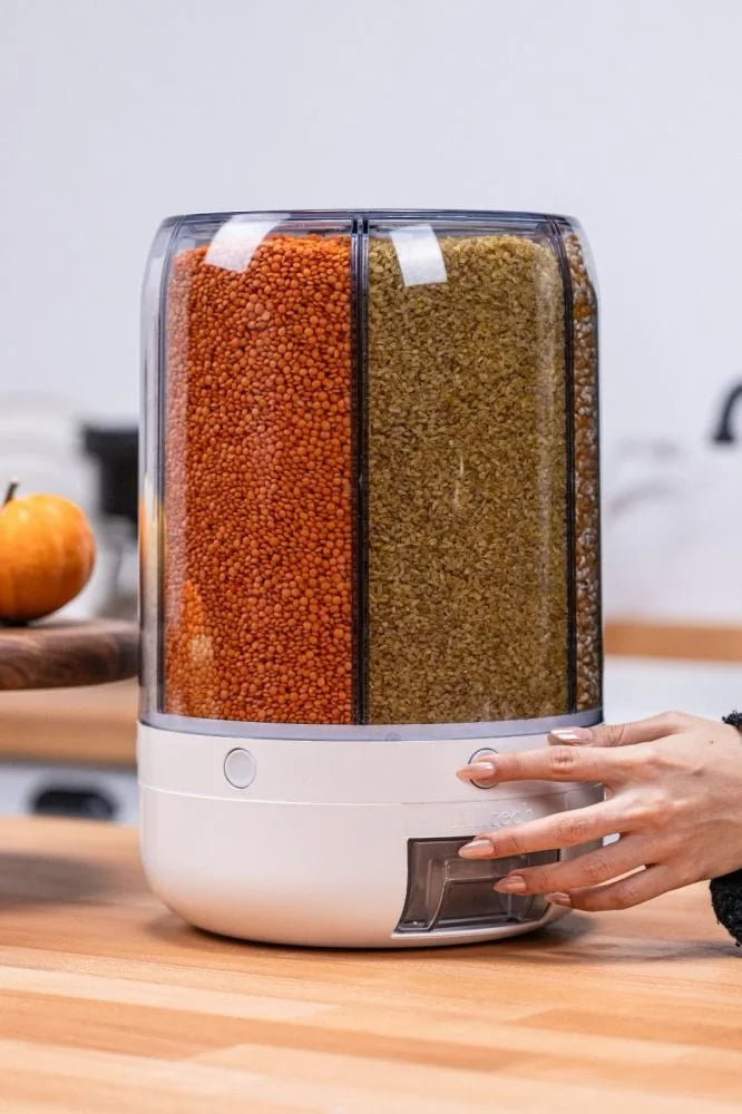 Alitech Kuru Gıda Ve Bakliyat 6'lı Erzak Saklama Kabı 10 Kg
