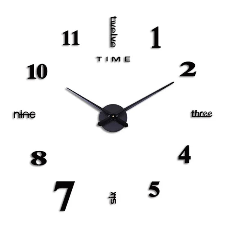 3d Wall Dıy Clock Yeni Nesil 3d Duvar Saati