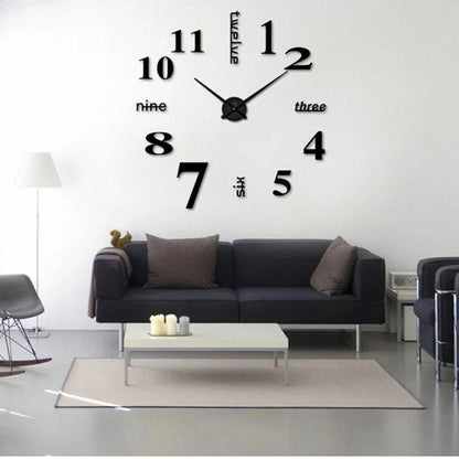 3d Wall Dıy Clock Yeni Nesil 3d Duvar Saati