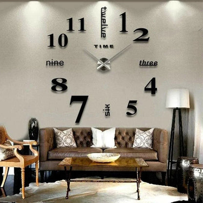 3d Wall Dıy Clock Yeni Nesil 3d Duvar Saati