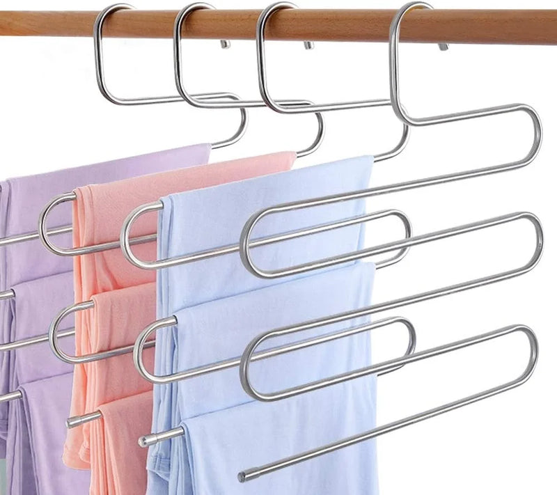 5 Katlı Pantolon Eşarp Askısı Metal Egonex