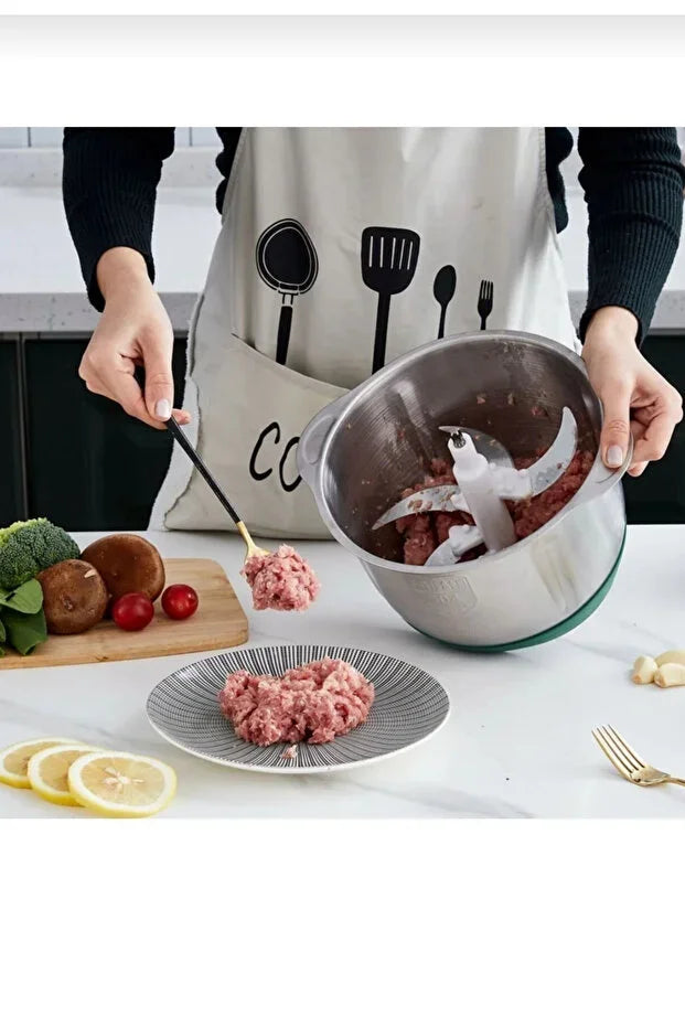 5 Litre 5 Bıçaklı Blender Kıyma Dograyıcı Robot Rondo