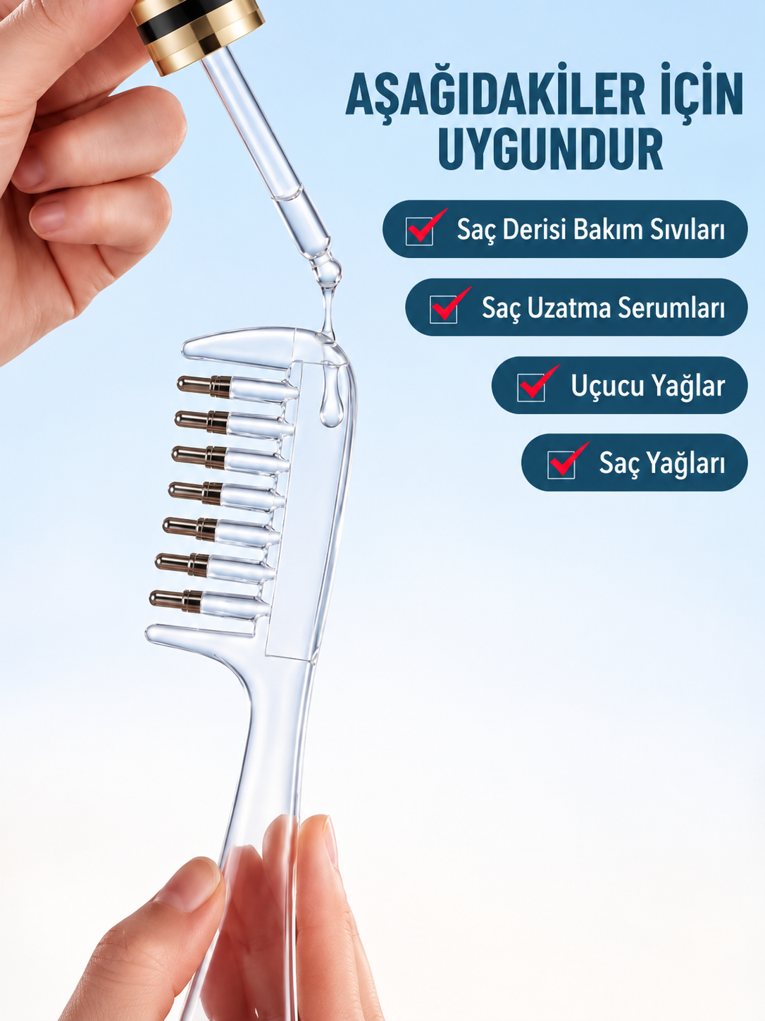 Saç Serumu Tarağı