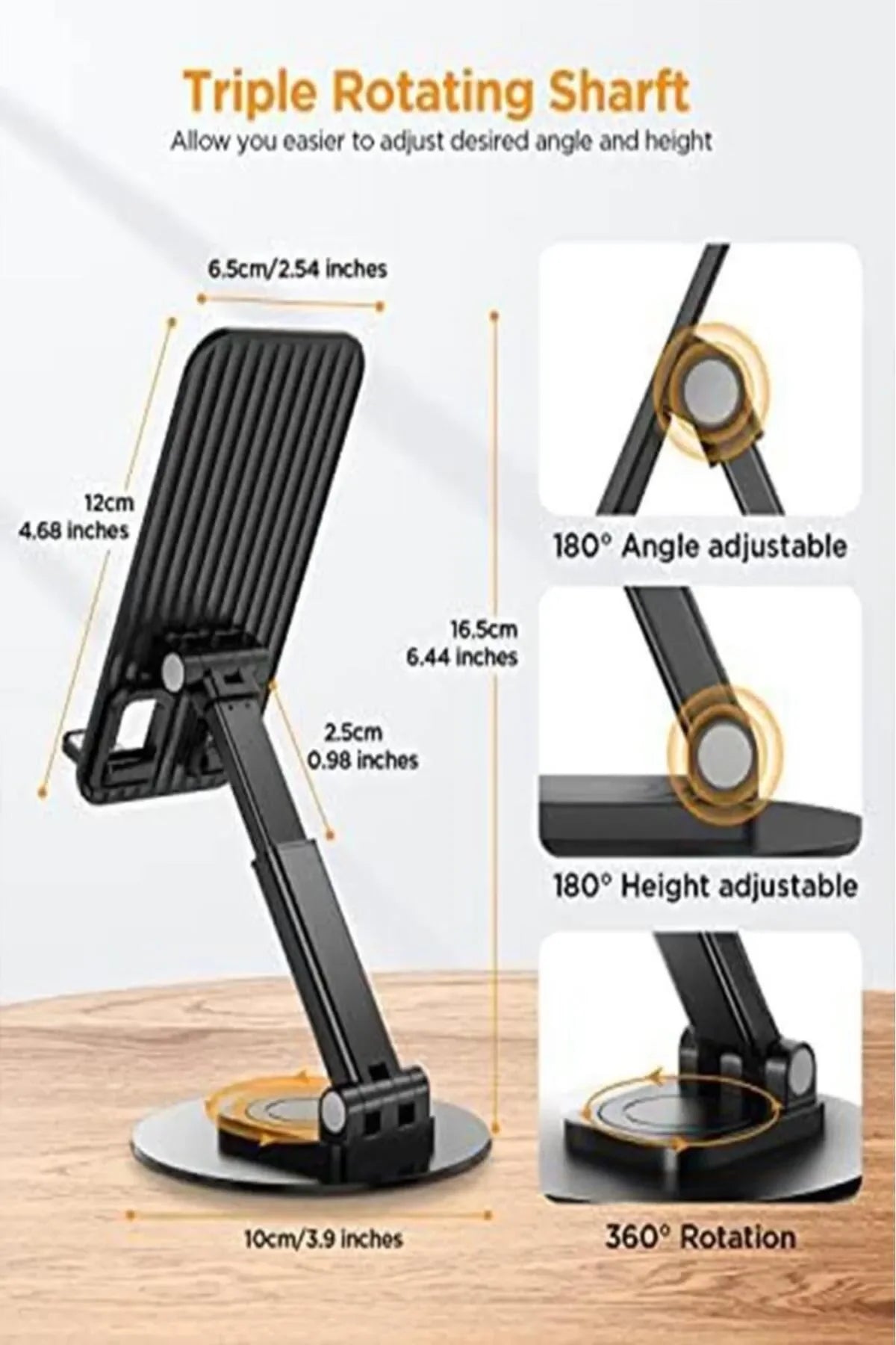 Egonex Torima 360 Derece Dönebilen, Masaüstü Telefon Ve Ped Standı Jx-036