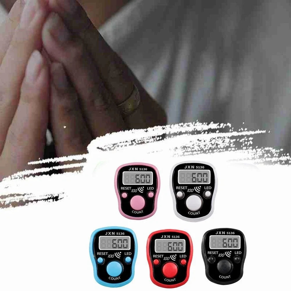 Sesli Işıklı Zikirmatik Dijital Yüzük Her 100'de Alarm