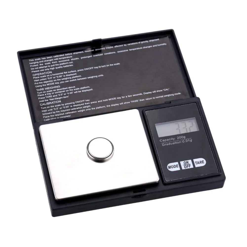 200g * 0.01g Dijital Tartı Profesyonel Mini Dijital Cep Tartısı Takı Tartım Aleti