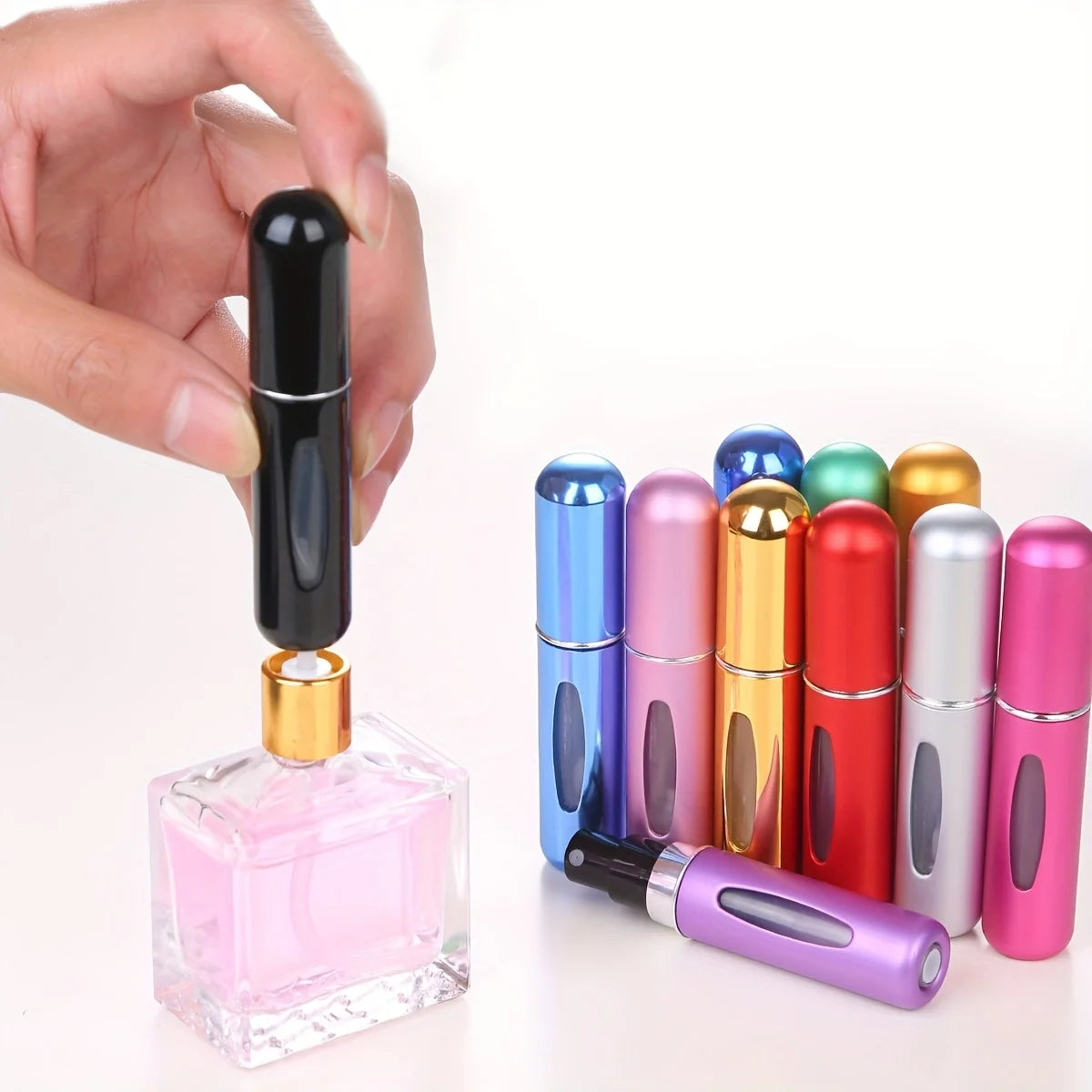 Mini cep Çanta Modeli Sprey Parfüm Şişesi