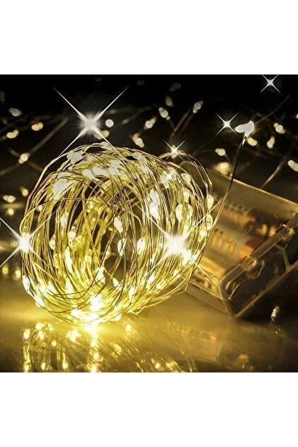 10 m Peri Led Işık Pilli Aydınlatma Dekor 100'lü
