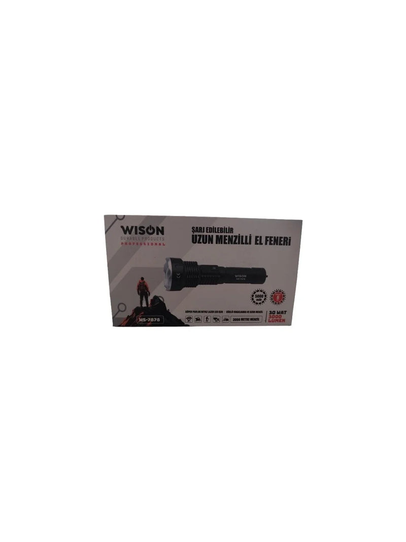 WISON Wıson WS-7878 30 Watt 3000 Lümen Uzun Menzilli Fener
