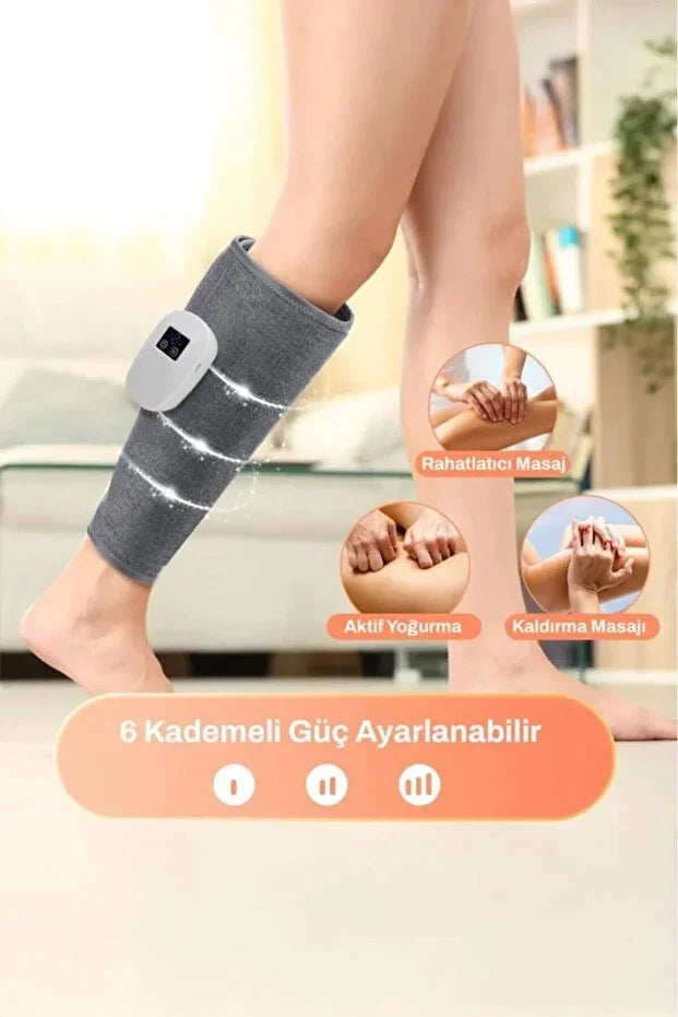 Egonex Şarjlı,Isıtmalı ve Sıkma Diz ve Baldır Masaj Aleti