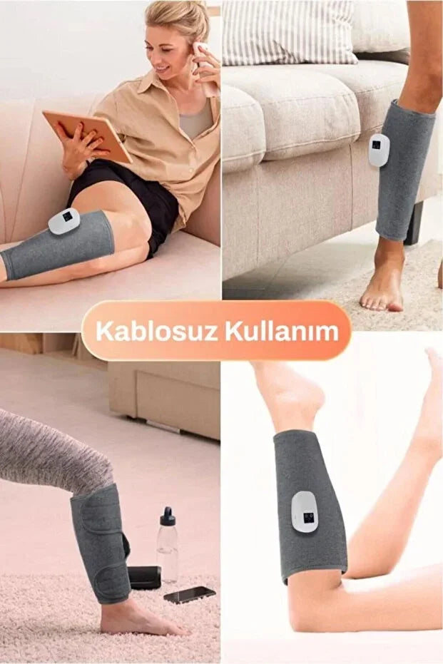 Egonex Şarjlı,Isıtmalı ve Sıkma Diz ve Baldır Masaj Aleti