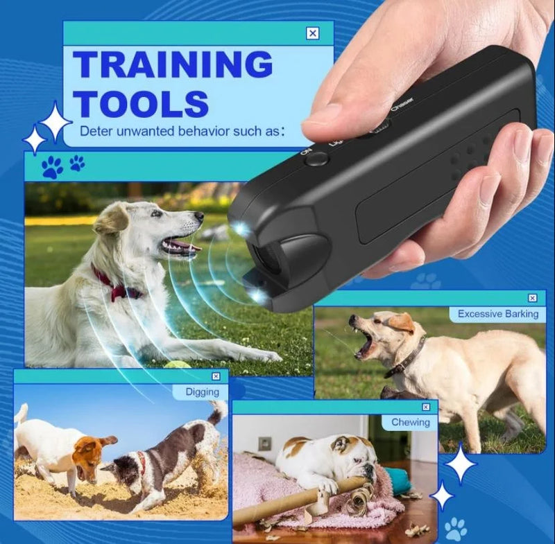 Ultrasonik Köpek Kovucu Menzilli Havlama Önleyici ve Eğitim Yardımcısı