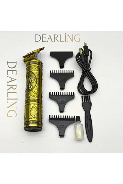 Dearling RF-1867 Profesyonel Saç ve Sakal Tıraş Makinesi - Dijital Göstergeli, Retro Tasarım