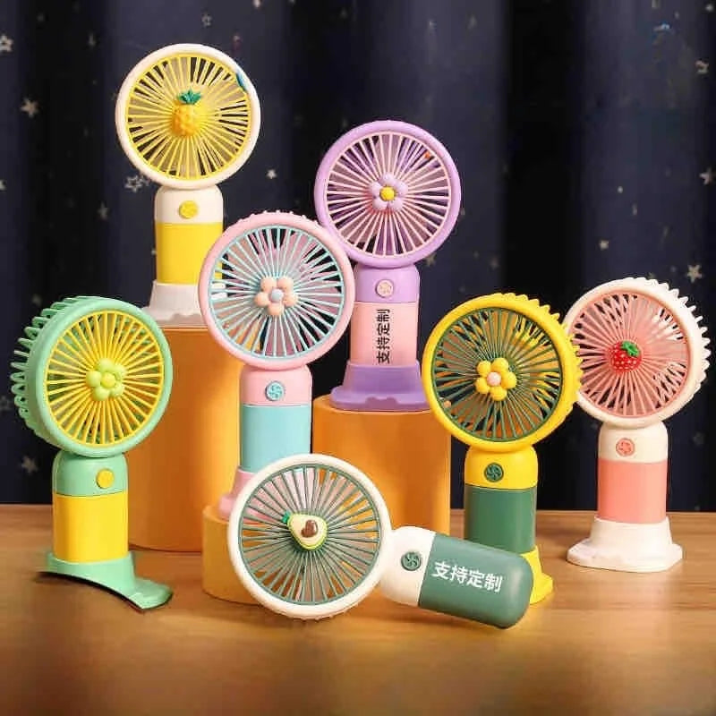 Mini Fan Meyve - Çocuklar için Havalı ve Sevimli El Fanları