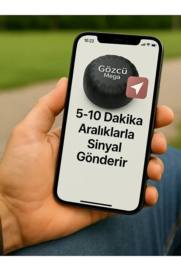 Gözcü Mega Android ve İos Uyumlu Takip Cihazı 3 Yıl Pil Ömrü Geçmişe Dönük Konum Gps Araç Motor Çocuk Gizli