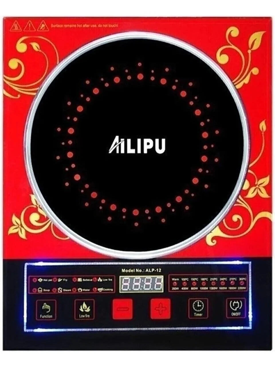 Ailipu Alp-12 Lazer Elektirikli Ocak Alipu Büyük Kart 2400 W