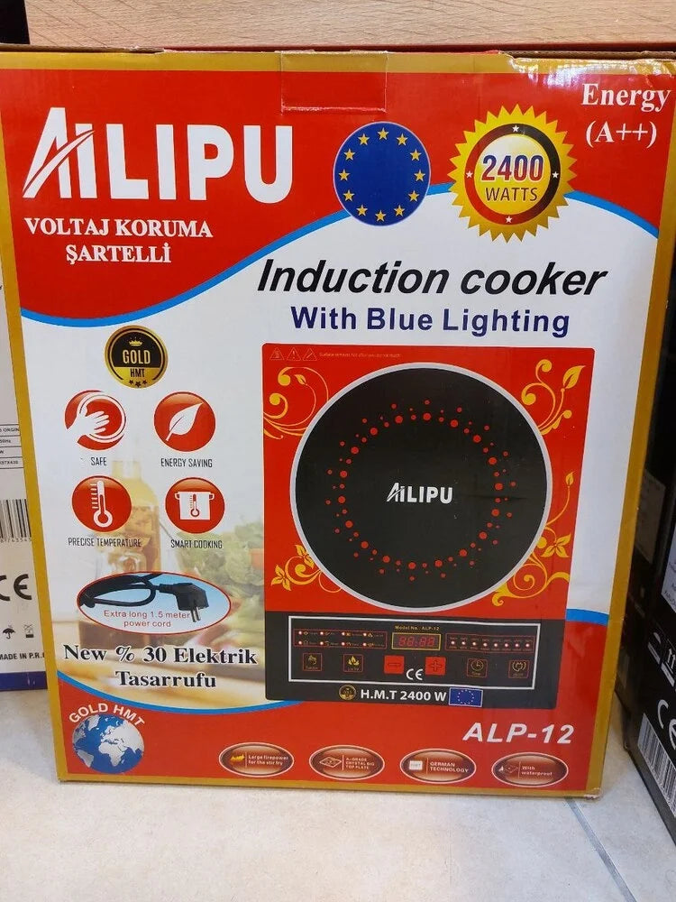 Ailipu Alp-12 Lazer Elektirikli Ocak Alipu Büyük Kart 2400 W