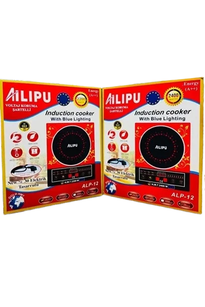 Ailipu Alp-12 Lazer Elektirikli Ocak Alipu Büyük Kart 2400 W