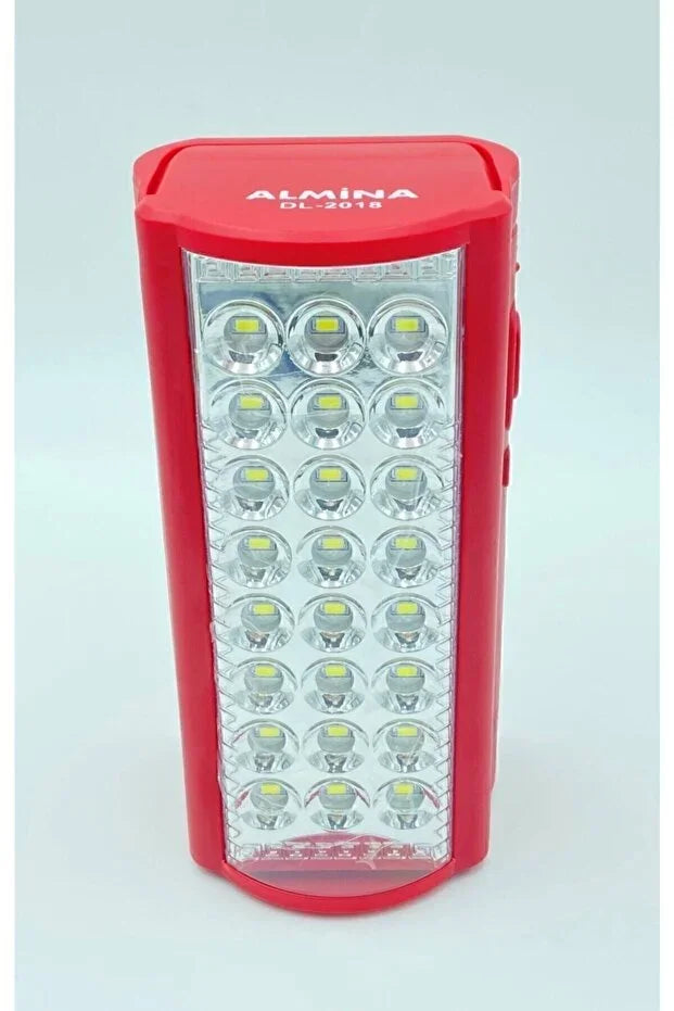 Almina Işıldak 24 Led 80 Saat Yanma Telefon Şarj Edebilen Işıldak Usb'li Şarjlı 24 Ledli Işıldak