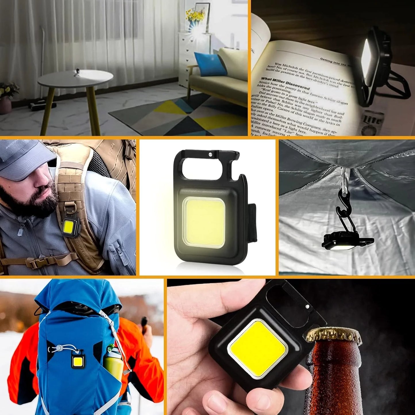 Anahtarlıklı Fener Fener Cob Led