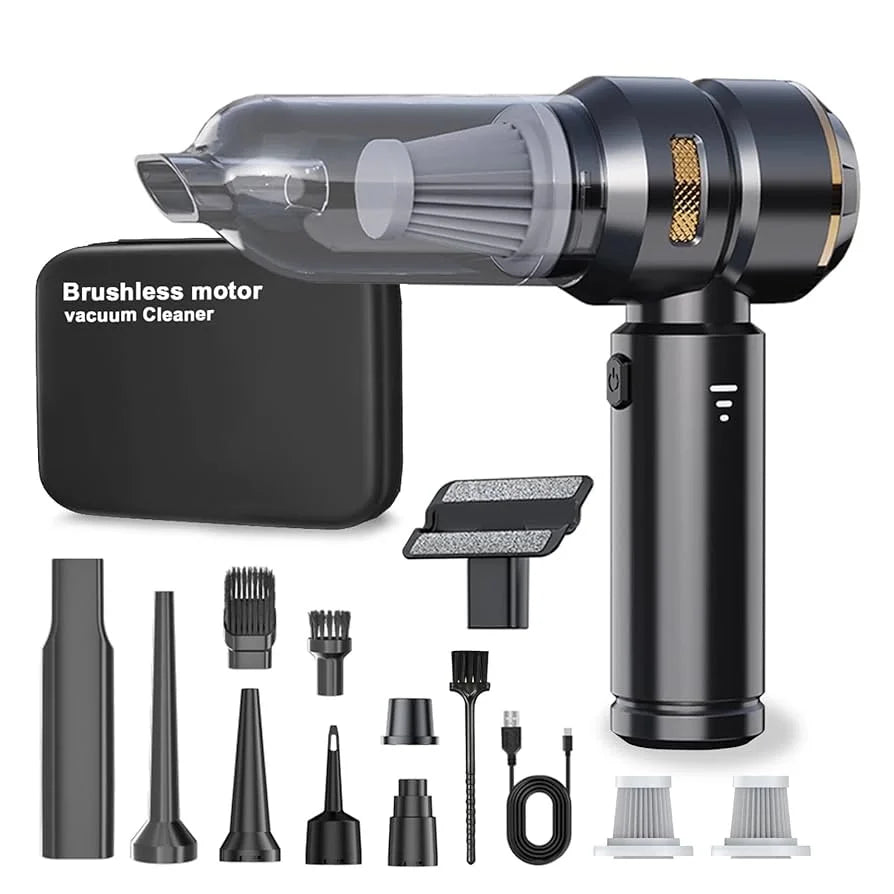 Araç Süpürgesi Kablosuz El Süpürgesi – 16000 Pa Fırçasız Motor