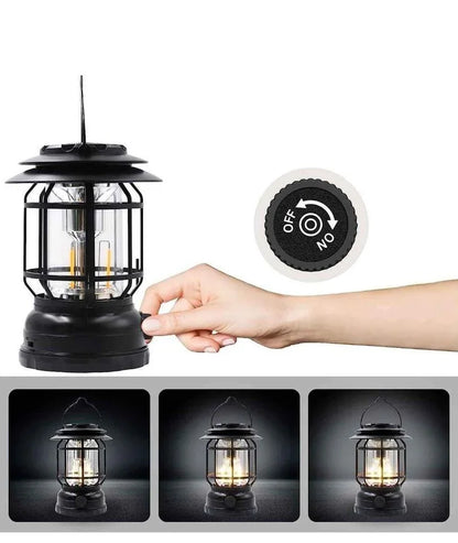 Bluetooth Hoparlör Özellikli Dimerli Led Kamp Lambası Hs66