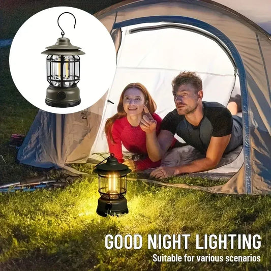 Bluetooth Hoparlör Özellikli Dimerli Led Kamp Lambası Hs66