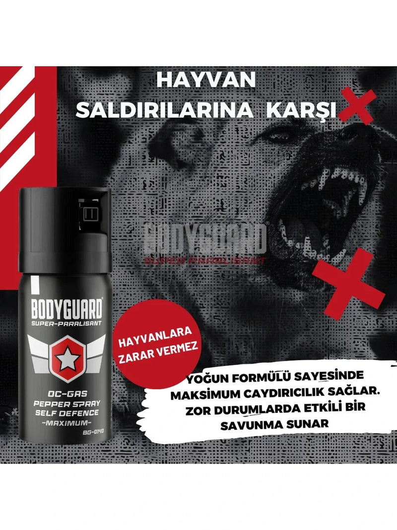 Bodyguard Biber Gazı Sprey 40ml Bodyguard (göz Yaşartıcı Sprey)