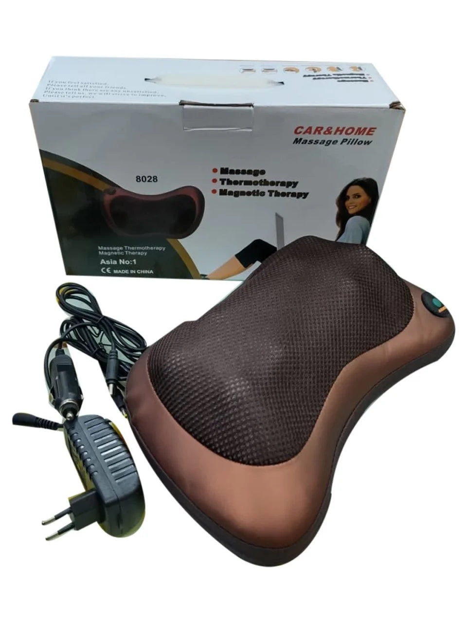 Car Home Isıtmalı Ovmalı Masaj Yastığı Ayak Bel Boyun Sırt Vücut Omuz Aleti