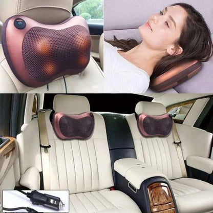 Car Home Isıtmalı Ovmalı Masaj Yastığı Ayak Bel Boyun Sırt Vücut Omuz Aleti