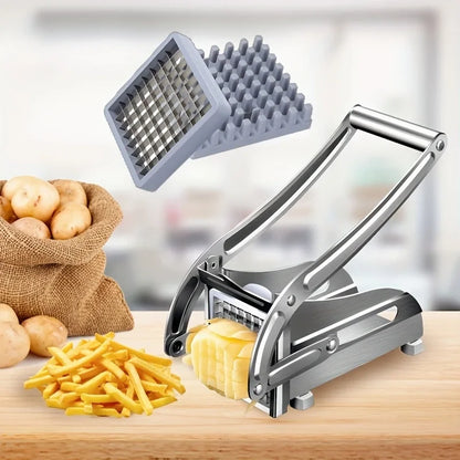 Çelik El Tipi Patates Sebze Dilimleyici Küp Rende Doğrayıcı