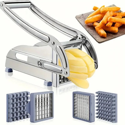 Çelik El Tipi Patates Sebze Dilimleyici Küp Rende Doğrayıcı