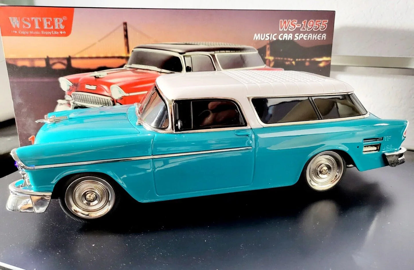 Chevrolet Ws-1955bt Belair 1955 Model Bluetooth Hoparlör