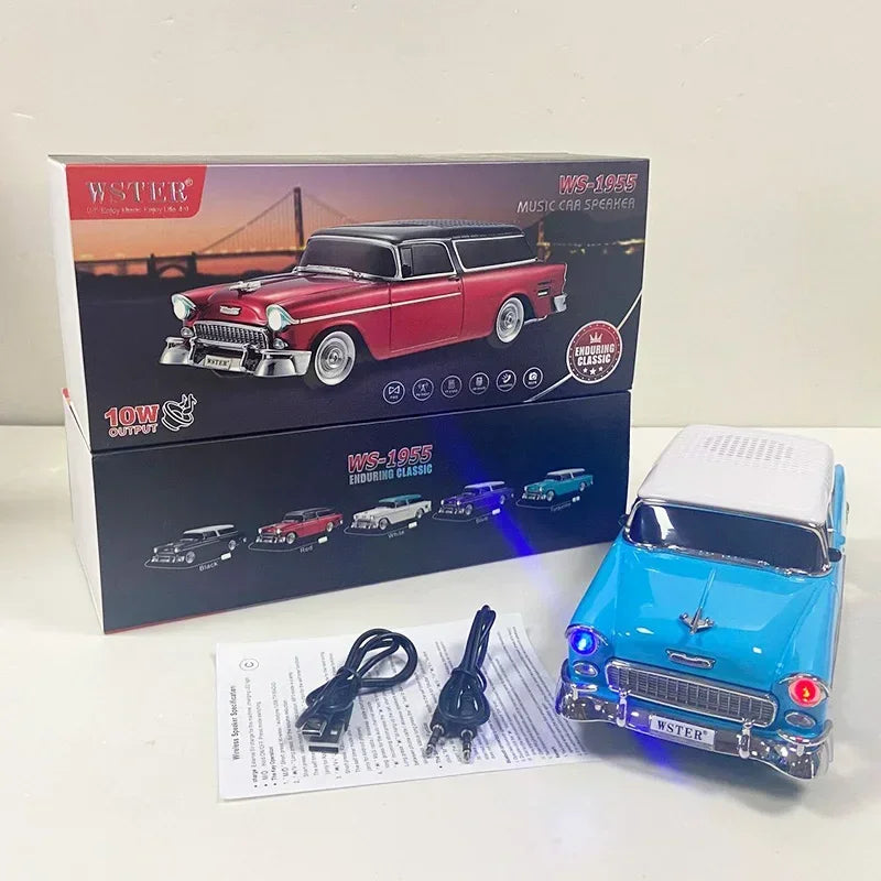Chevrolet Ws-1955bt Belair 1955 Model Bluetooth Hoparlör