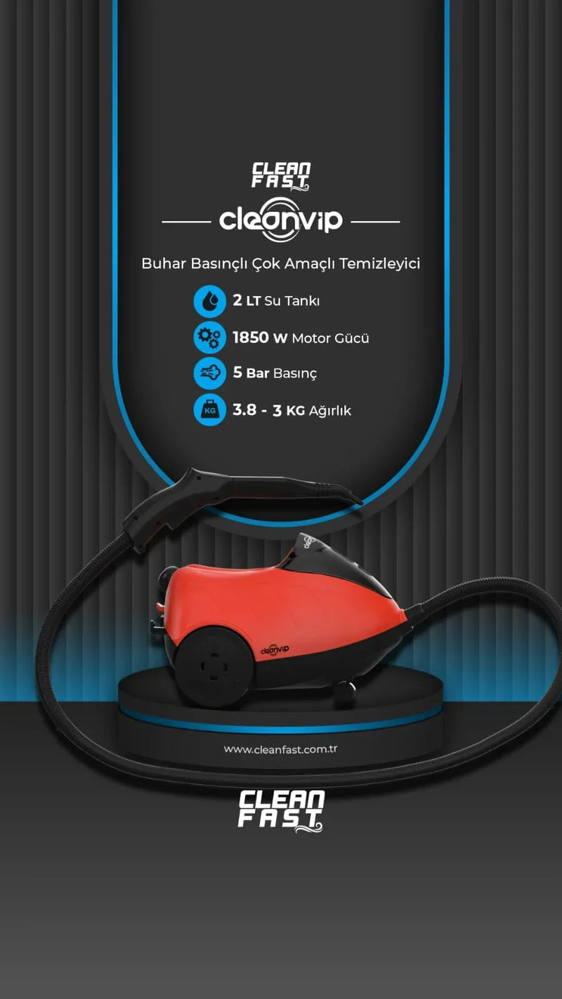 Cleanvip Detaylı Buhar Temizliği Buharlı Makinesi Cv332