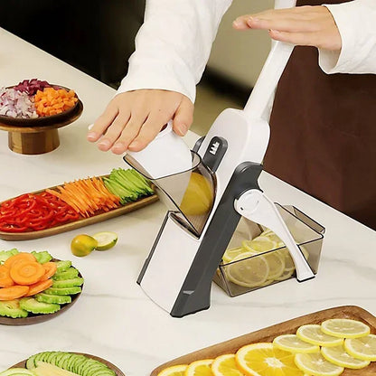 Çok Amaçlı Basmalı Sebze Dilimleyici Doğrayıcı Mandolin Brava Spring Slicer Kitchenmate