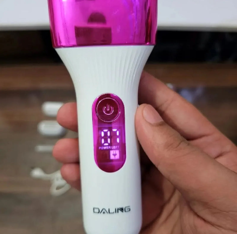 Daling 3'ü 1 Arada Şarj Edilebilir Kadın Bakım Seti Epilatör Tıraş Makinesi Nasır Sökücü Dijital