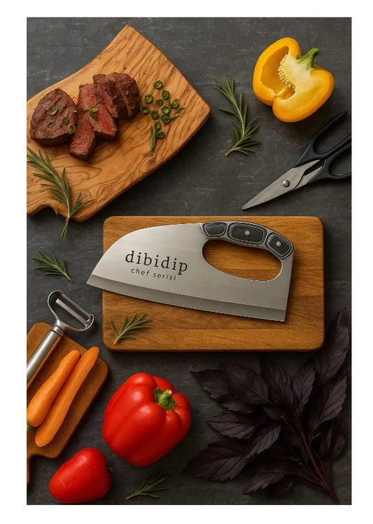Dibidip Chef Serisi – Profesyonel Et & Kesim Bıçağı