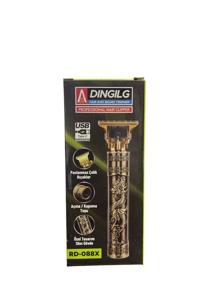 Dıngılg Rd-088 T Bıçak Usb Şarjlı Saç Sakal Kesme Tıraş