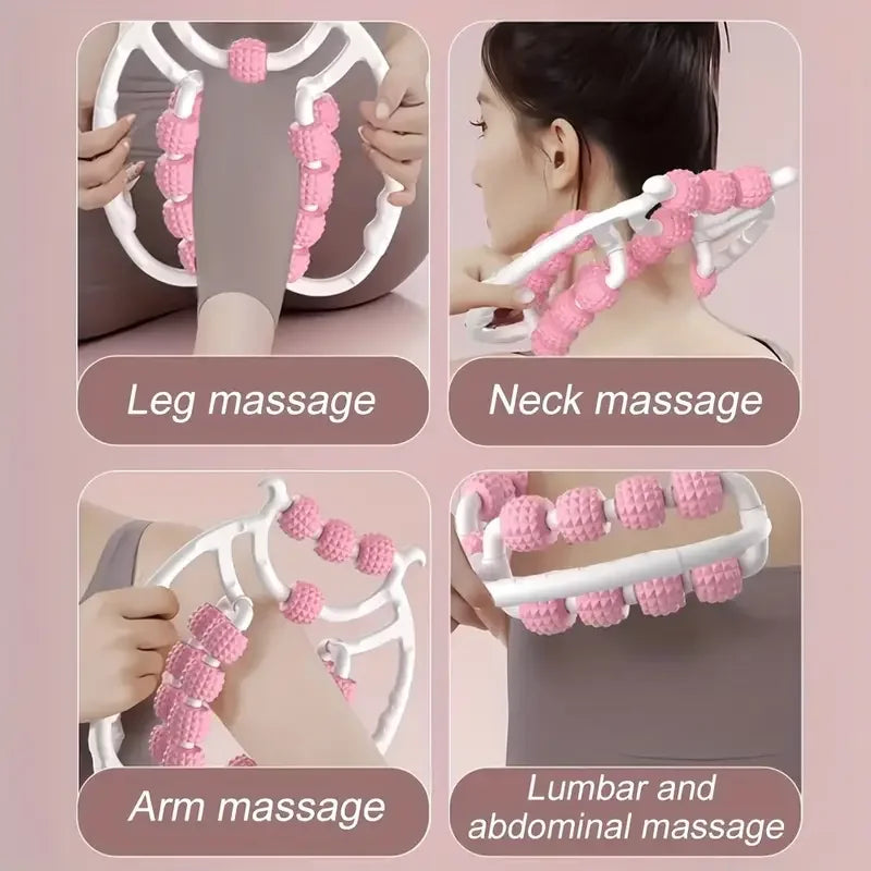 Egonex 15 Tekerlekli Bacak Boyun Kol Masaj Aleti