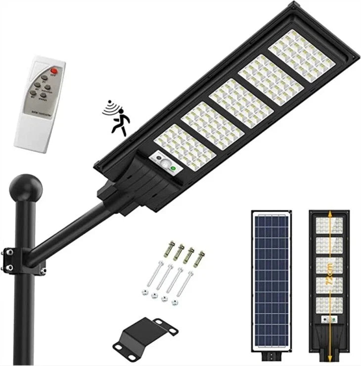 Egonex 180w Solar Kumandalı Sokak Armatürü 6500k (beyaz)