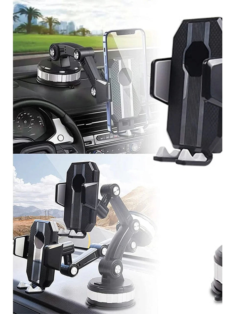 Egonex 360 Derece Dönebilen Ayarlanabilir Araç Içi Vantuzlu Telefon Tutucu