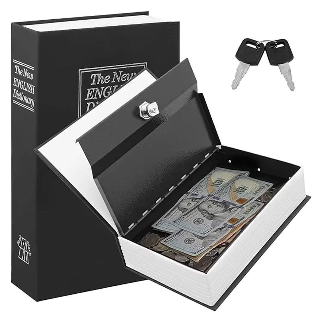 Egonex Kitap Görünümlü Metal Kasa Kumbara Tipi