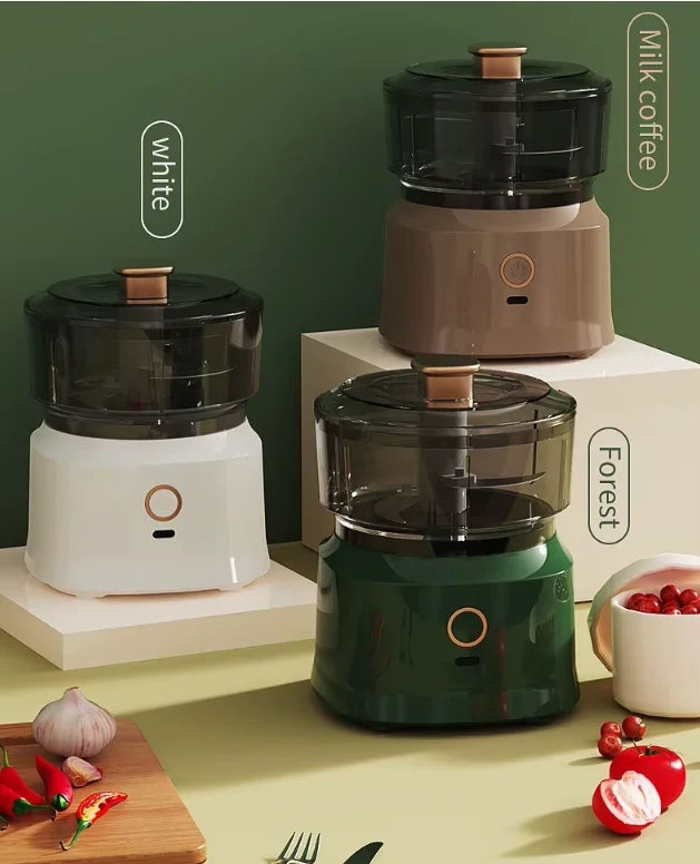 Egonex Mini El Rondosu Şarjlı Çelik 3 Bıçaklı