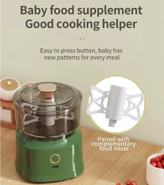 Egonex Mini El Rondosu Şarjlı Çelik 3 Bıçaklı